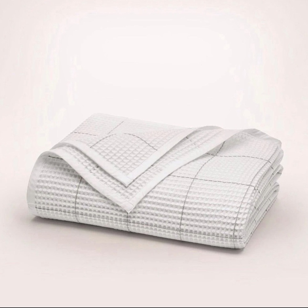 Boll & Branch Waffle Bed Blanket Cream/Oak Queen